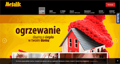 Desktop Screenshot of metalik.com.pl